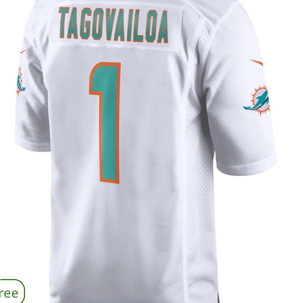 Tua Tagovailoa Miami Dolphins Nike Game Jersey - White